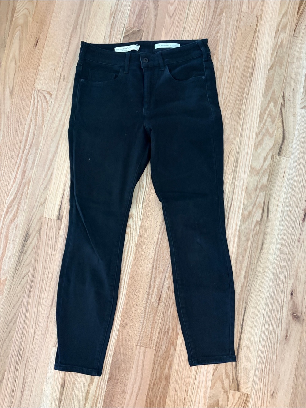 Pilcro high rise skinny black jeans